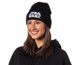 Star Wars Beanie Hat Embroidered Logo Cuff Knit Beanie Cap