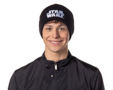 Star Wars Beanie Hat Embroidered Logo Cuff Knit Beanie Cap