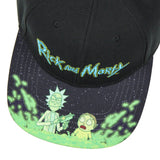 Rick And Morty Portal Time Pre-Curved Bill Adjustable Snapback Hat Cap