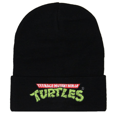 Teenage Mutant Ninja Turtles Hat Beanie Embroidered Classic Logo Knit Beanie Cap