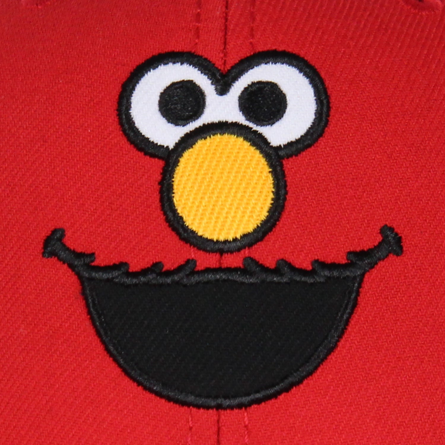 Sesame Street Adult Elmo Face Embroidered Design Snapback Baseball Cap Hat OSFM