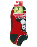 Elf The Movie Adult Santa's Coming 5-Pack Ankle No-Show Socks For Men And Women