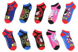 Spider-Man Across The Spiderverse Miles Morales Adult Mix And Match Ankle Socks