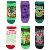 Teenage Mutant Ninja Turtles Socks Adult TMNT Themed Designs Mix And Match Ankle Socks