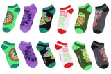 Teenage Mutant Ninja Turtles Socks Adult TMNT Themed Designs Mix And Match Ankle Socks