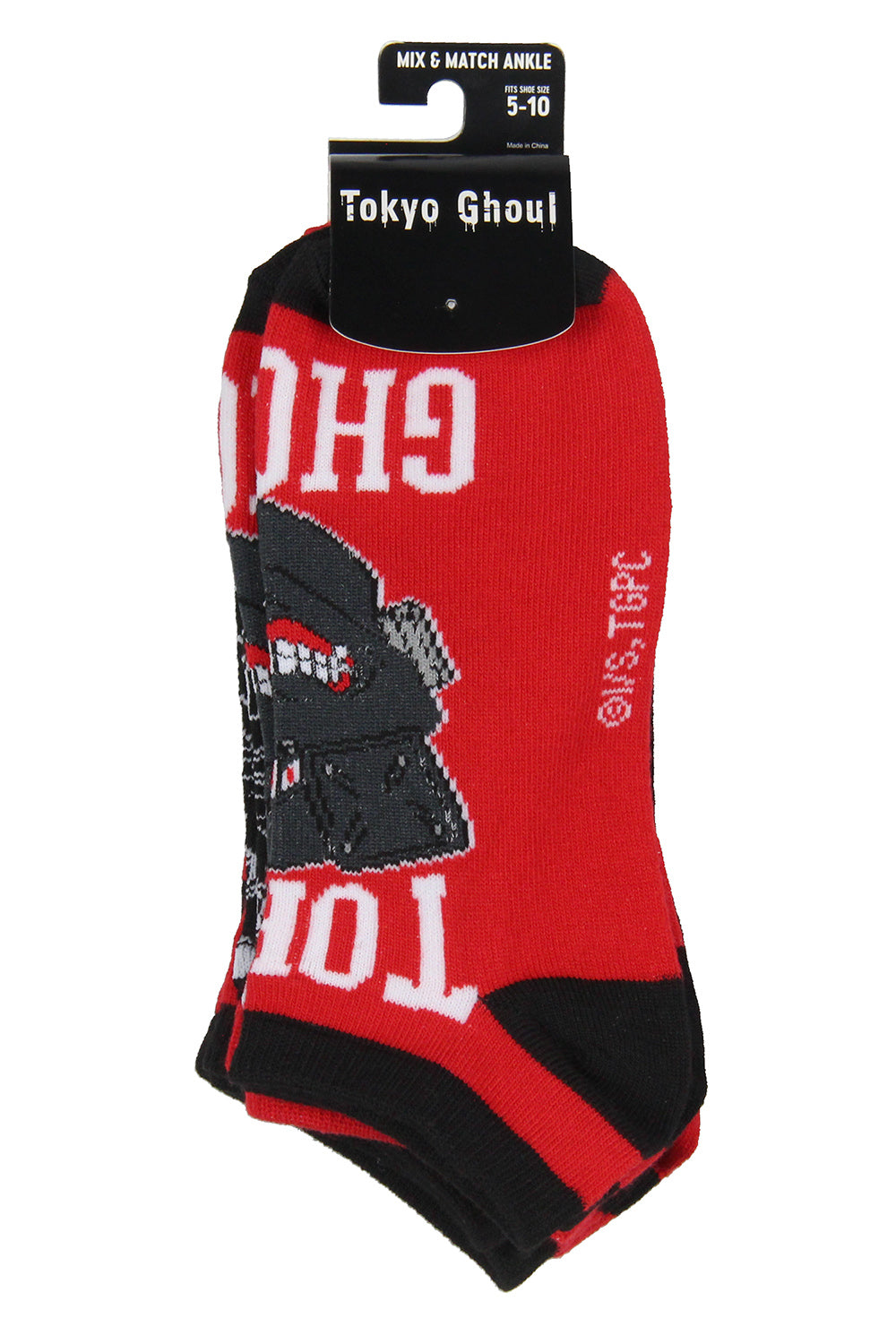 Tokyo Ghoul Socks Adult Masks Anime No Show Mix And Match Ankle Socks