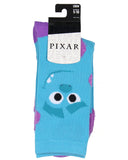 Disney Monsters Inc. Adult Sulley Fuzzy Spots Crew Socks For Men And Women