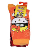 Naruto Shippuden X Hello Kitty And Friends Adult 3-Pack Crew Socks