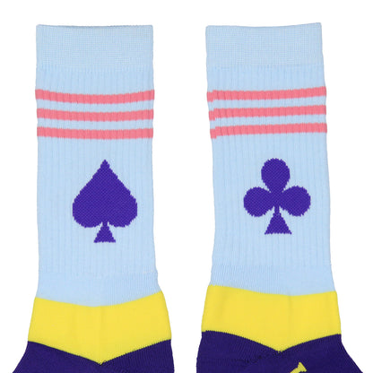 Hunter x Hunter Anime Adult Hisoka Club Spade Crew Socks For Men Women 1 Pair