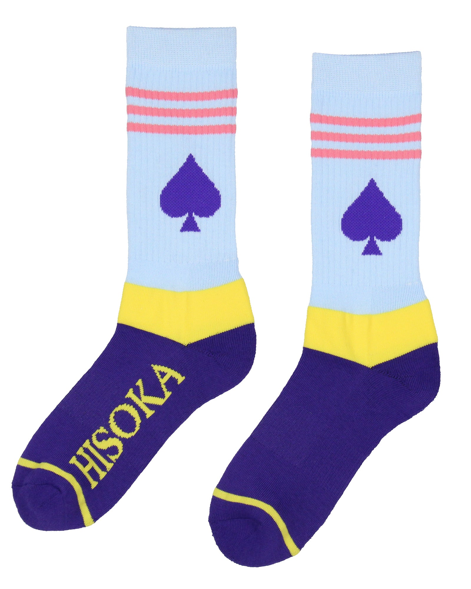 Hunter x Hunter Anime Adult Hisoka Club Spade Crew Socks For Men Women 1 Pair