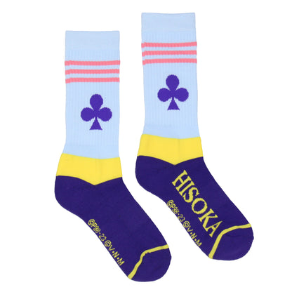 Hunter x Hunter Anime Adult Hisoka Club Spade Crew Socks For Men Women 1 Pair