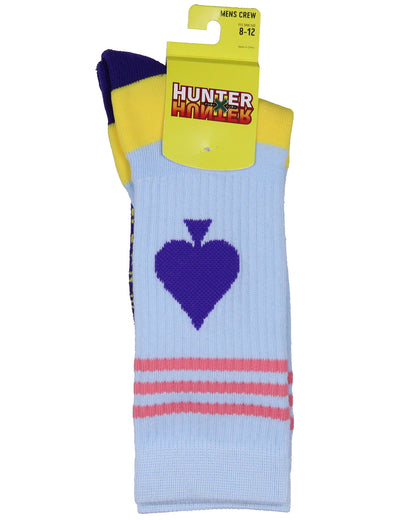 Hunter x Hunter Anime Adult Hisoka Club Spade Crew Socks For Men Women 1 Pair