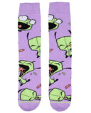 Invader Zim Gir Grr Space Athletic Mid-Calf Crew Socks For Men Women 1 Pair