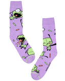 Invader Zim Gir Grr Space Athletic Mid-Calf Crew Socks For Men Women 1 Pair