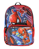 Marvel Spider-Man 16" Backpack With Insulated Lunch Bag 2-Piece Combo Set