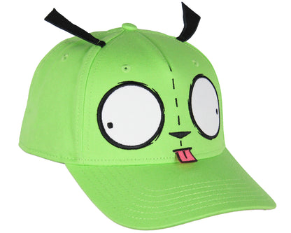 Invader Zim Adult Gir Face with Ears Snapback Hat for Men and Women
