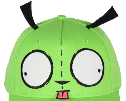 Invader Zim Adult Gir Face with Ears Snapback Hat for Men and Women