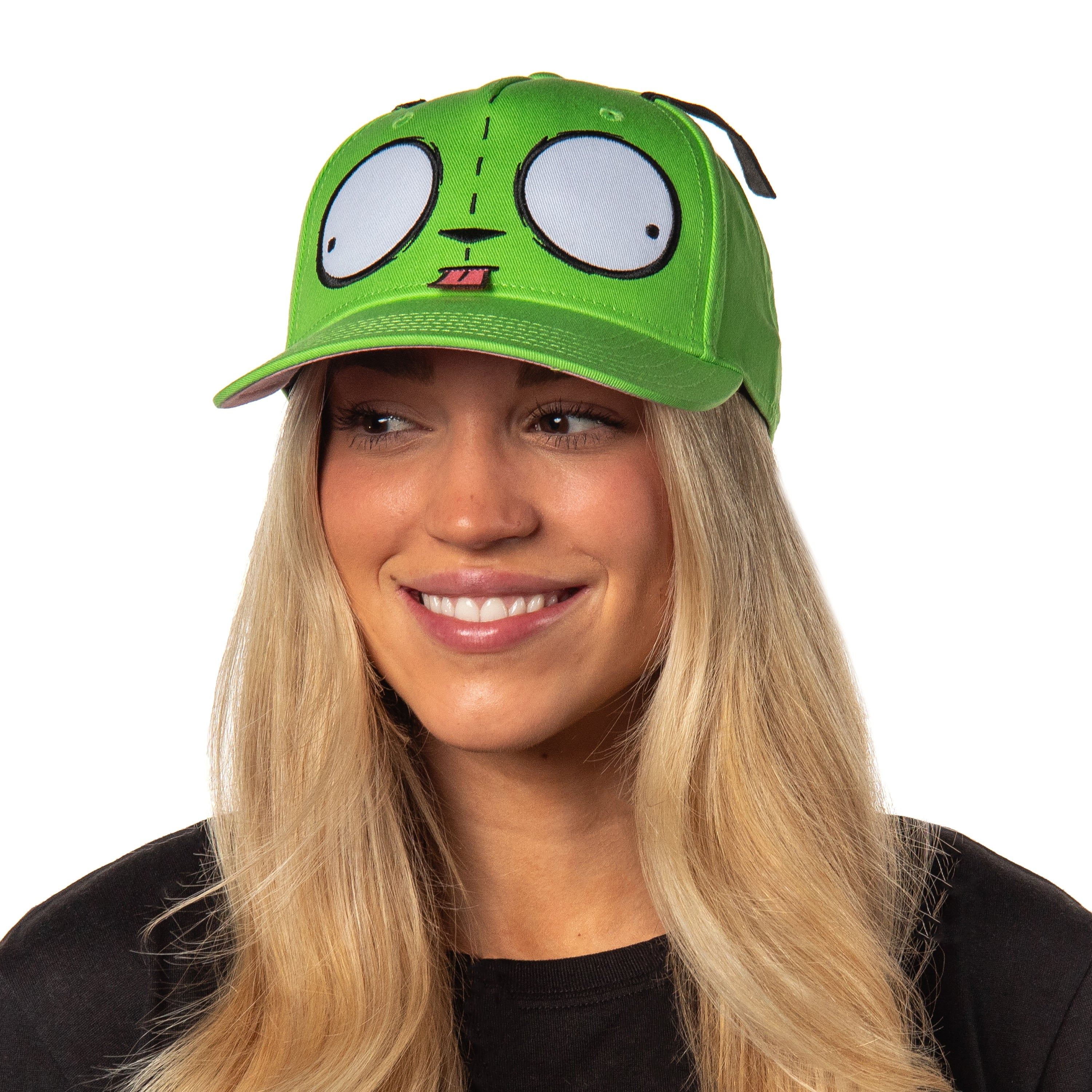 Invader Zim Adult Gir Face with Ears Snapback Hat for Men and Women