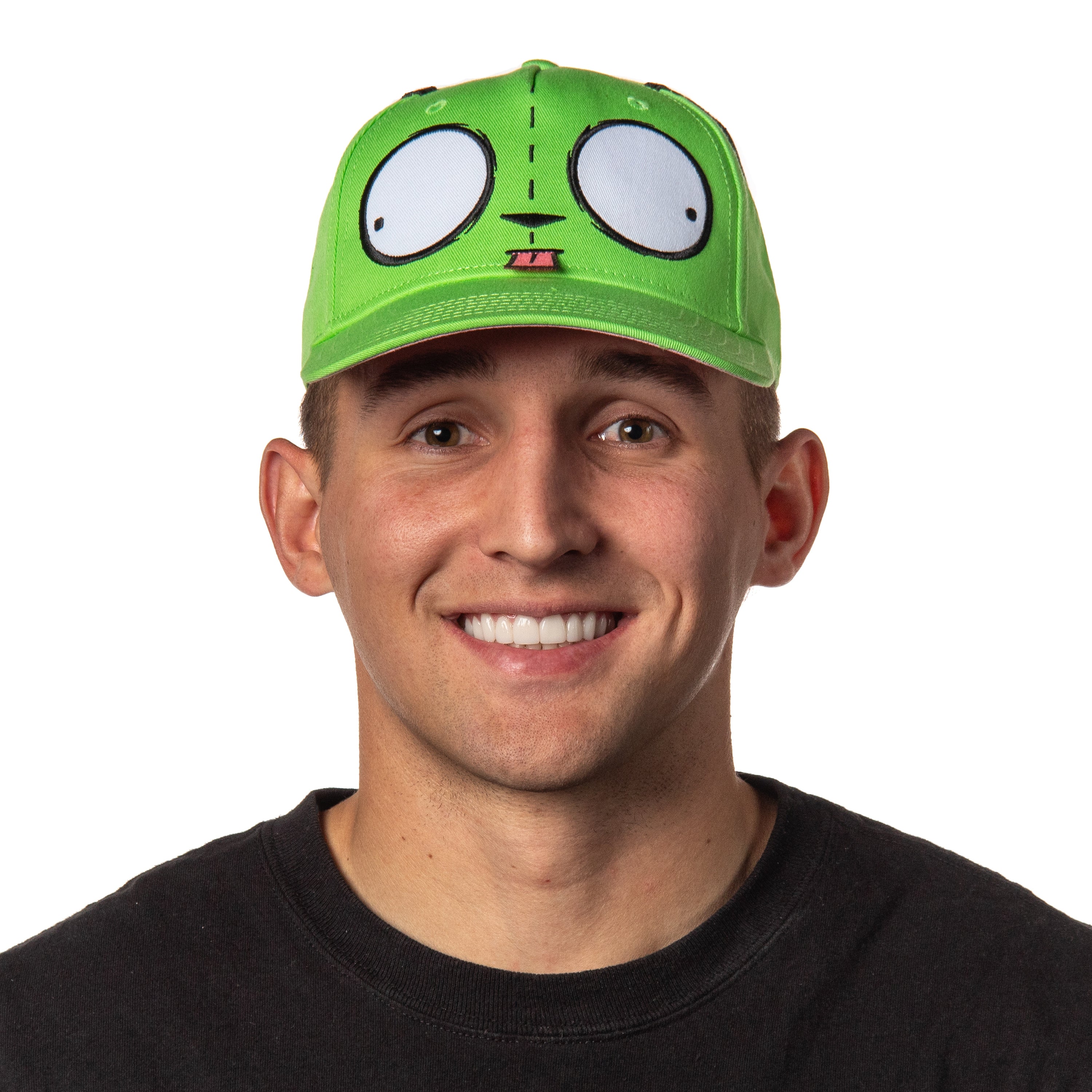 Invader Zim Adult Gir Face with Ears Snapback Hat for Men and Women