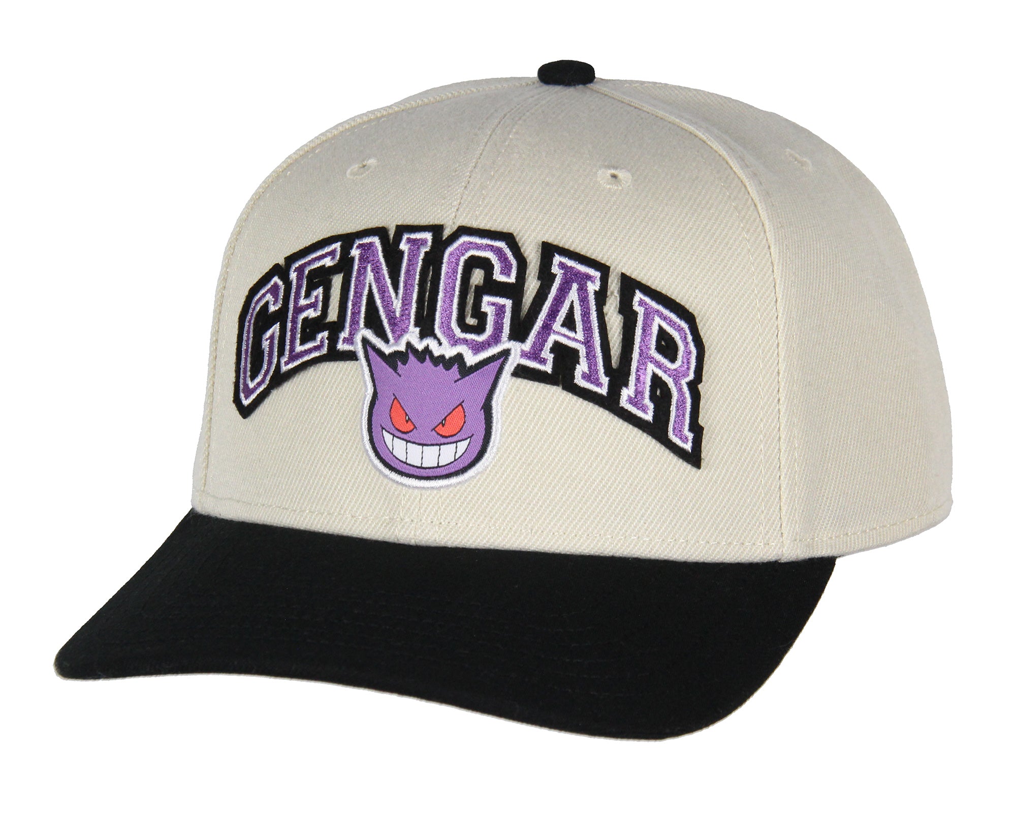 Pokemon Adult Embroidered Precurve Snapback Hat For Men and Women