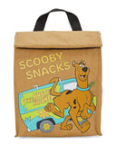 Scooby-Doo Scooby Snacks Roll Top Brown Sack Insulated Lunch Sack Tote