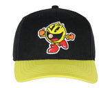 Pac-Man Hat Embroidered Classic Video Game Adjustable Precurve Snapback Hat Cap