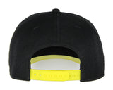 Pac-Man Hat Embroidered Classic Video Game Adjustable Precurve Snapback Hat Cap