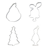 Dr Seuss How The GRINCH Stole Christmas Character-Shaped 4-Piece Cookie Cutters