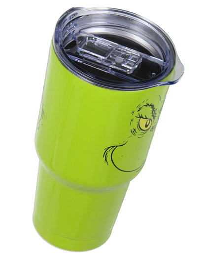 Dr. Seuss How The GRINCH Stole Christmas Holiday 30oz Drink Tumbler with Lid