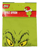 Dr Seuss How The GRINCH Stole Christmas Merry Grinchmas Adult Kitchen Apron