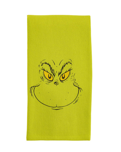 Dr. Seuss The Grinch Holiday Motif Grinch Face 2-Pack Kitchen Towel Set