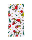 Dr. Seuss The Grinch Holiday Motif Grinch Face 2-Pack Kitchen Towel Set