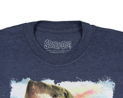 Scooby-Doo Boys' Shark Chasing Scooby Print Design T-Shirt Kids