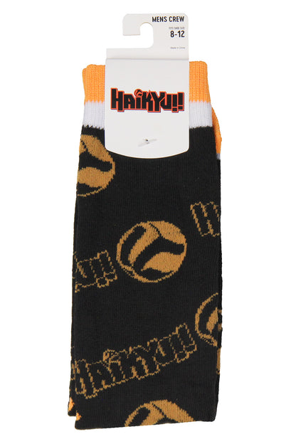 Haikyu!! Manga Anime Volleyball Inspired Adult Unisex Mid-Calf Crew Socks