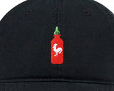 Sriracha Bottle With Chicken Embroidered Adjustable Hat For Men OSFM