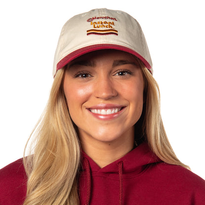 Maruchan Instant Noodles Logo Embroidered Adjustable Hat For Men OSFM