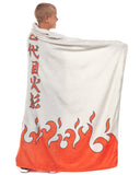 Naruto Shippuden Will of Fire Hokage Cape Cloak Wearable Hooded Blanket 58" x 45"