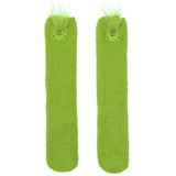 Dr. Seuss Women's The Grinch Always Naughty Knee-High Slipper Socks 1 Pair OSFM