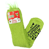 Dr. Seuss Women's The Grinch Always Naughty Knee-High Slipper Socks 1 Pair OSFM