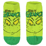 Dr. Seuss Women's How The Grinch Stole Christmas 3 Pair No-Show Socks (OSFM)