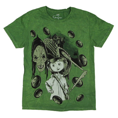 Coraline Women's Beldam Other Mother and Buttons Adult Short Sleeve T-Shirt