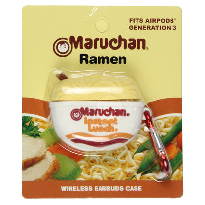 Maruchan Ramen Instant Noodles Airpod Generation 3 Wireless Earbud Case With Carabiner