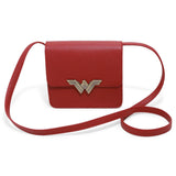 DC Comics Wonder Woman Metal Logo Crossbody Bag Purse