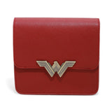 DC Comics Wonder Woman Metal Logo Crossbody Bag Purse