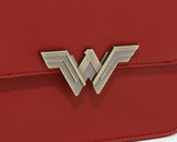 DC Comics Wonder Woman Metal Logo Crossbody Bag Purse