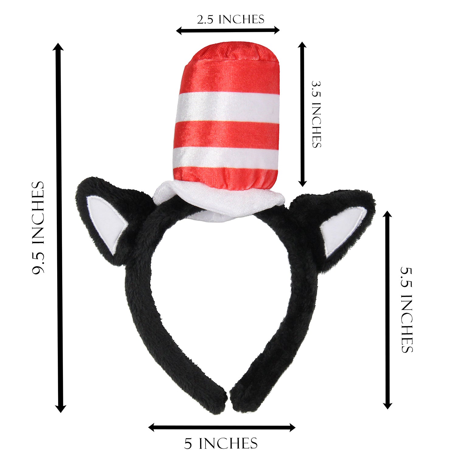 Dr. Seuss Cat In The Hat Costume Headbands For Women Men