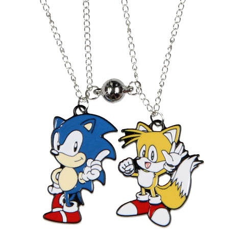 Sonic The Hedgehog Sonic and Tails Best Friend Necklaces Set For Women Men