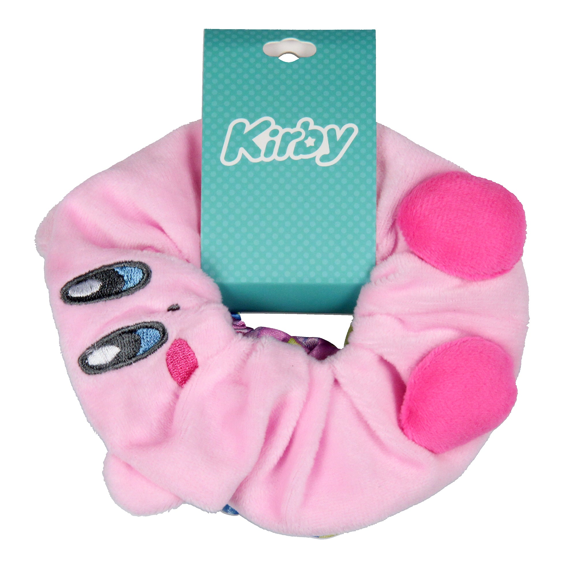 Kirby Video Game 3D Character Scrunchie Set Hair Ties Hair Accessories