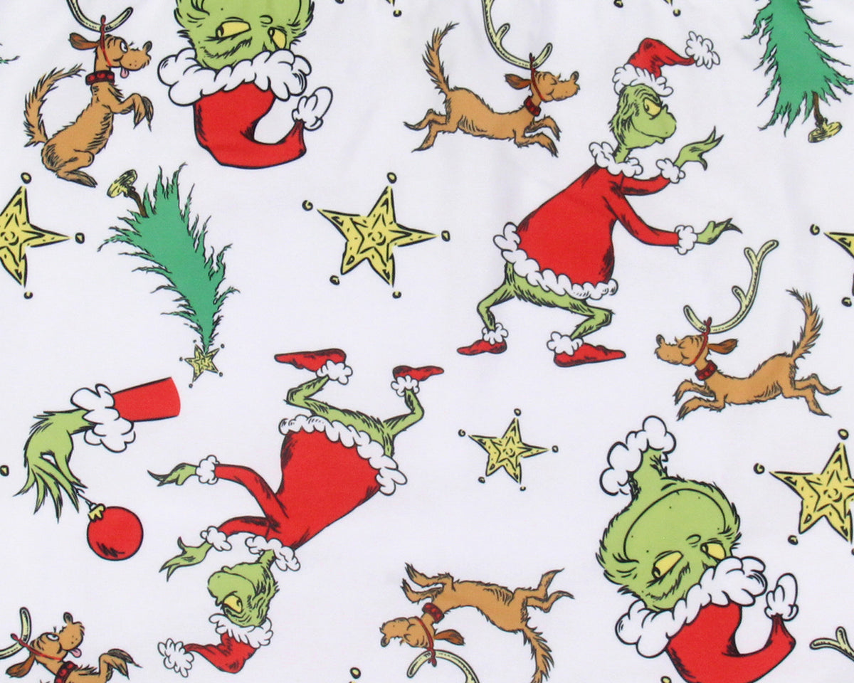 Dr. Seuss GRINCH Allover Festive Max And Grinch Shoulder Crossbody Hobo Bag