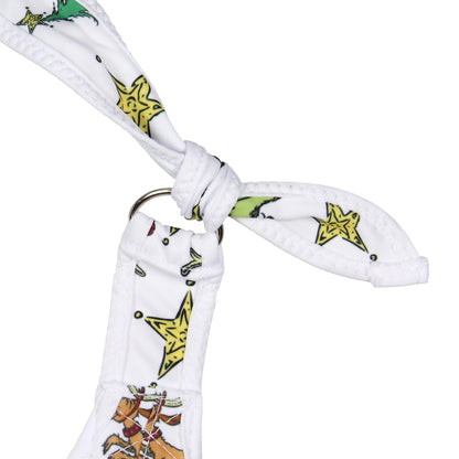 Dr. Seuss GRINCH Allover Festive Max And Grinch Shoulder Crossbody Hobo Bag
